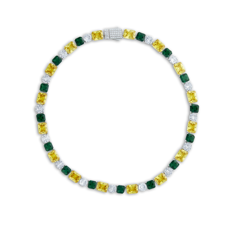 Emerald Trio Chain