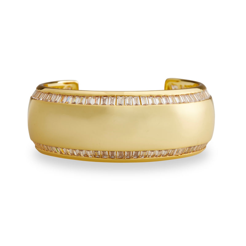 Baguette Bangle Gold