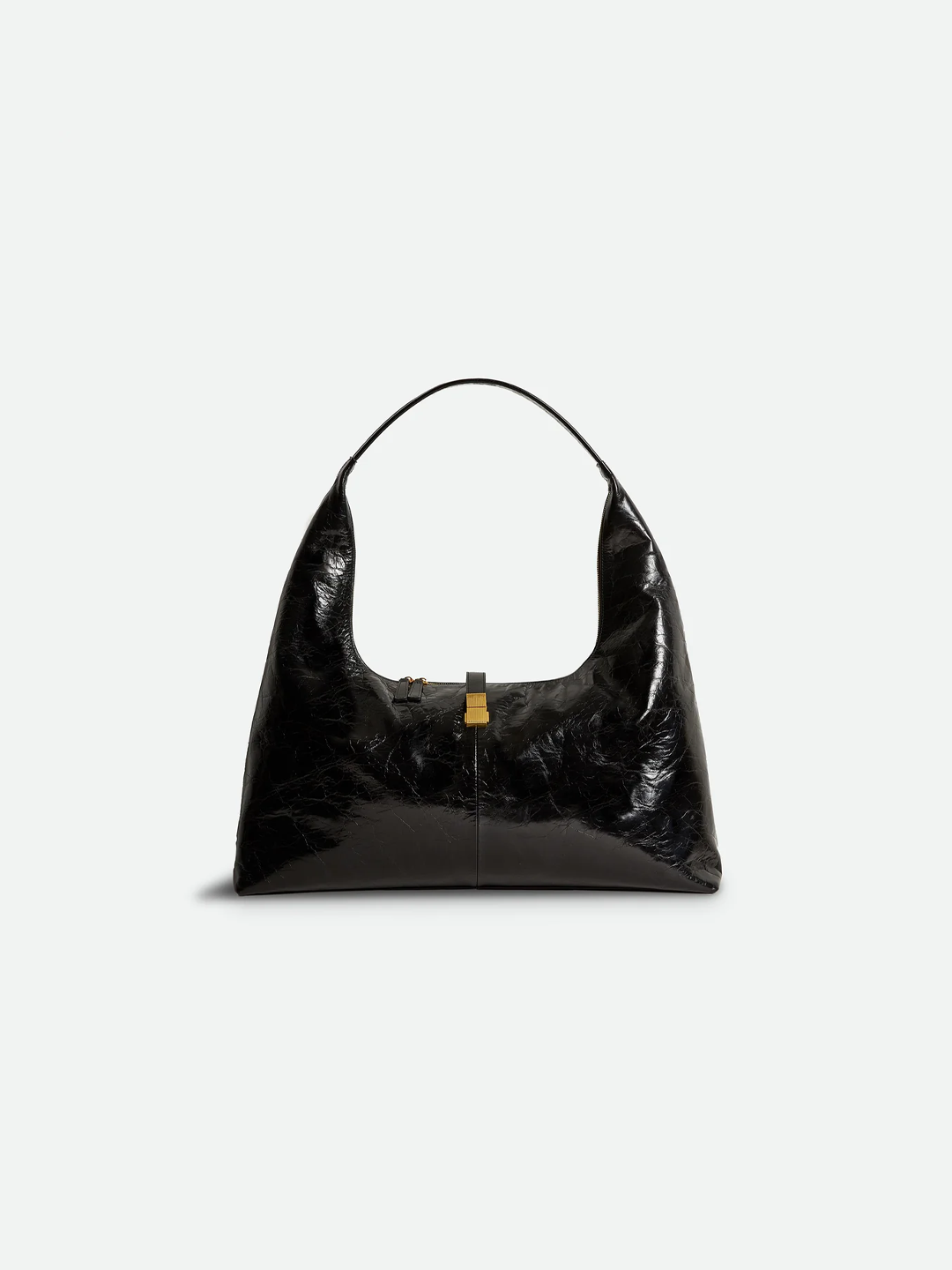 Jumbo Classic Leather Bag Black