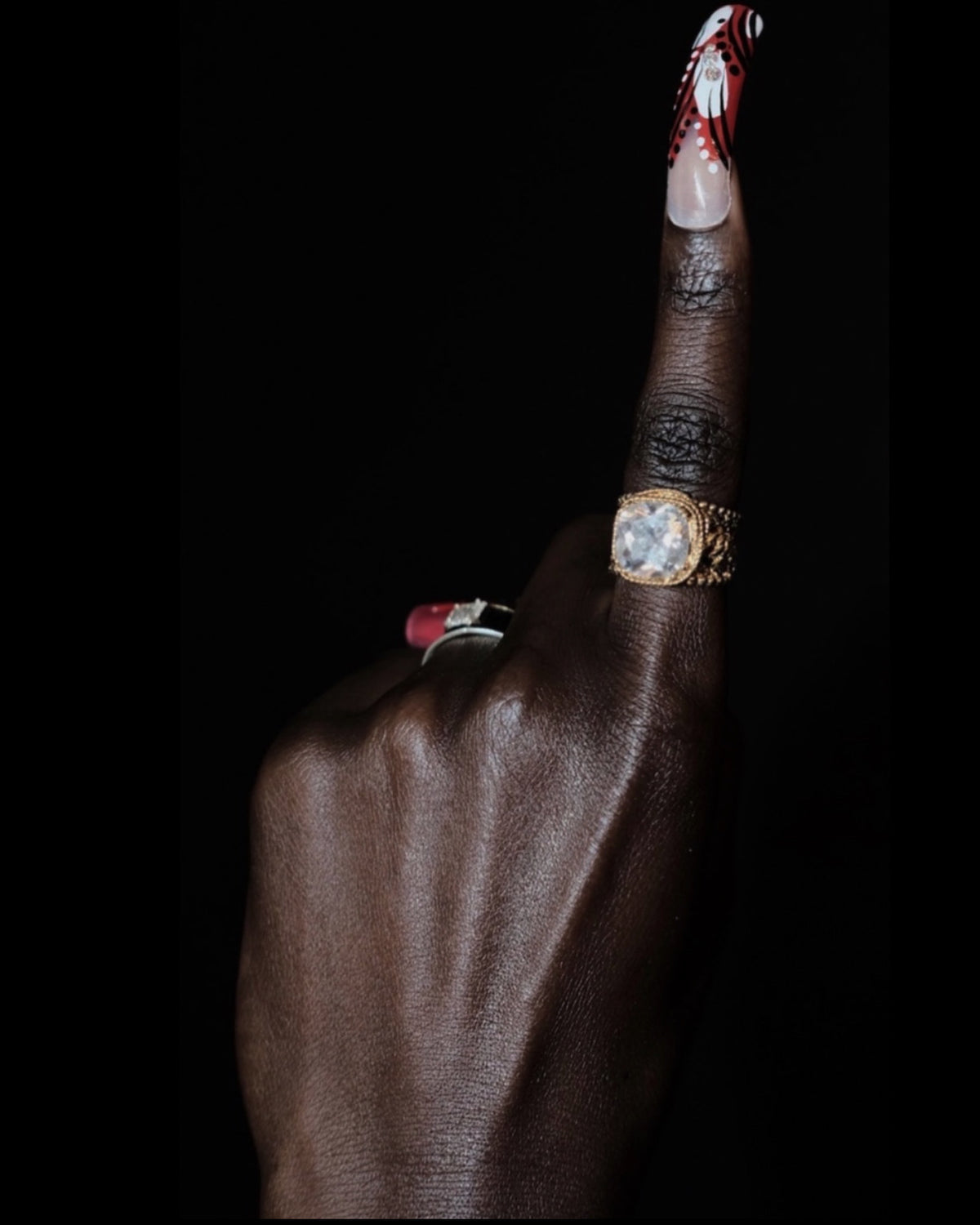 Vintage Giza Crystal Ring