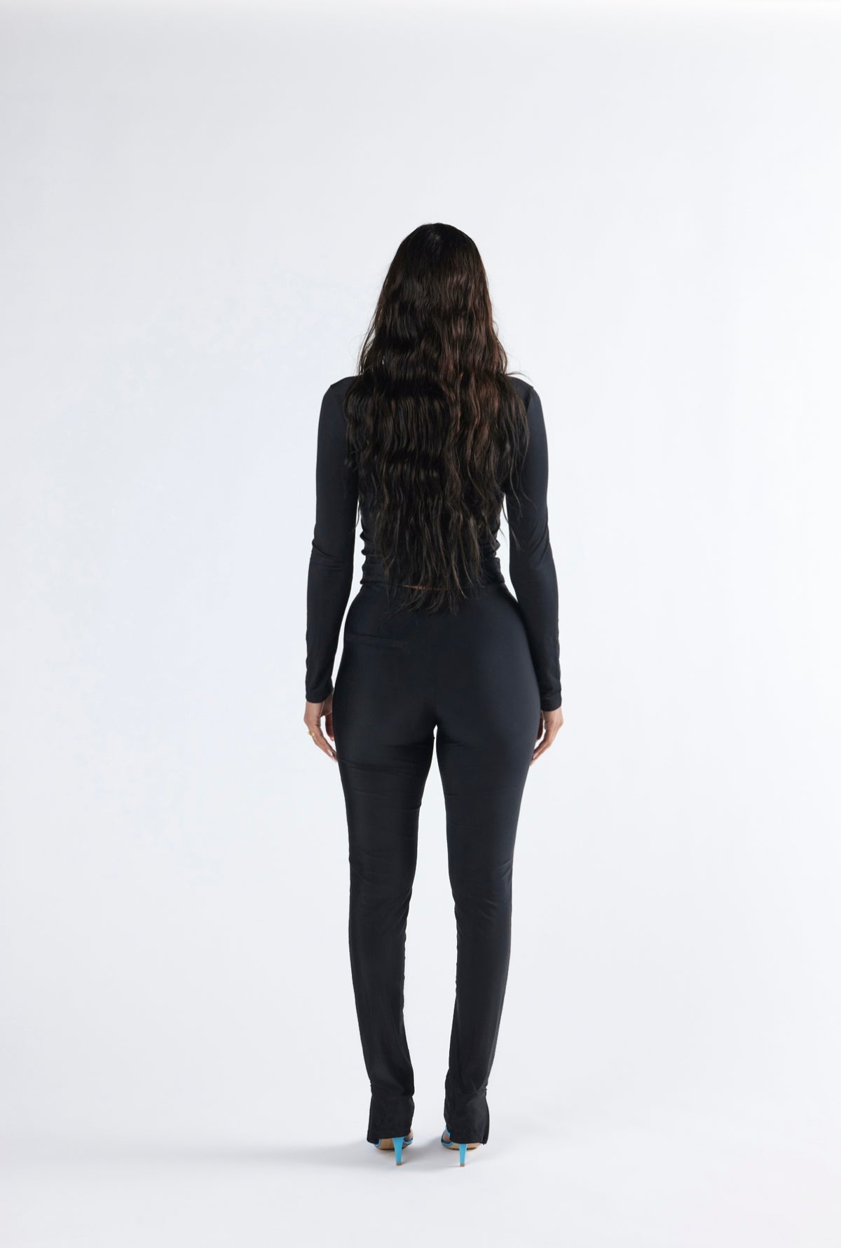 Black Moto Zip Up